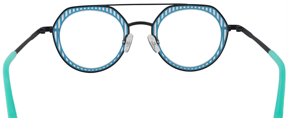 Prescription Glasses 23226 Blue Black
