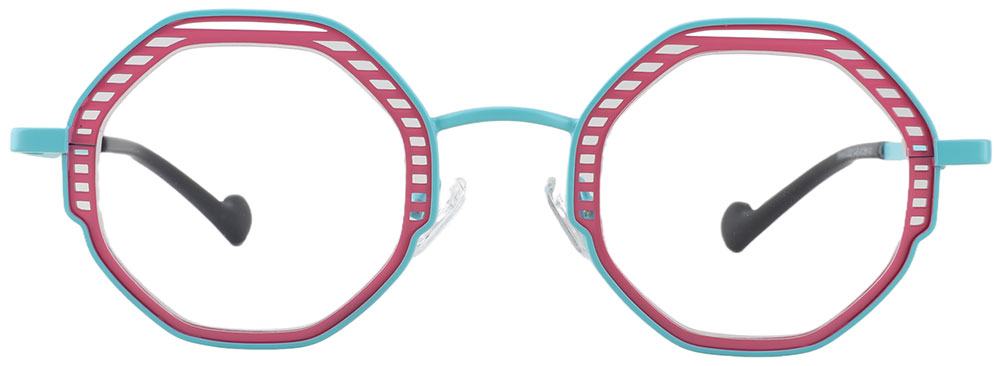 Prescription Glasses 23227 Pink Blue