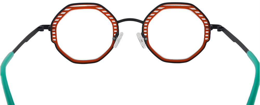 Prescription Glasses 23227 Black Red