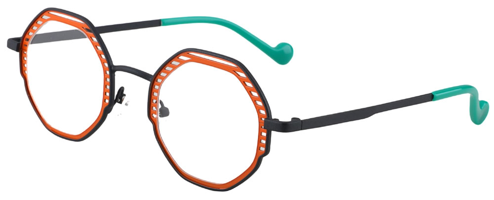 Cheapglasses123.com Prescription Glasses 23227 Black Red