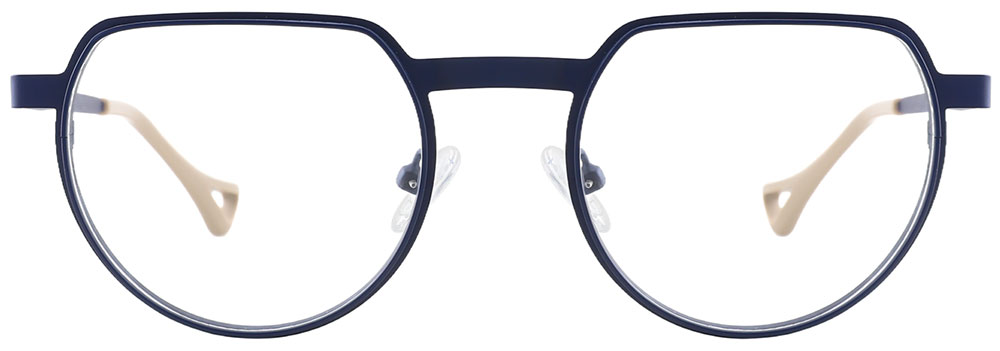 Geometric Prescription Glasses 23230 Blue from Cheapglasses123.com