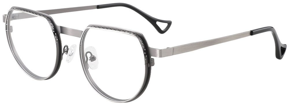 Cheapglasses123.com  Geometric Prescription Glasses 23230 Grey