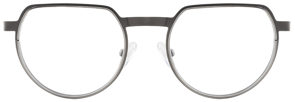 Try on glasses:  Geometric Prescription Glasses 23230 Grey