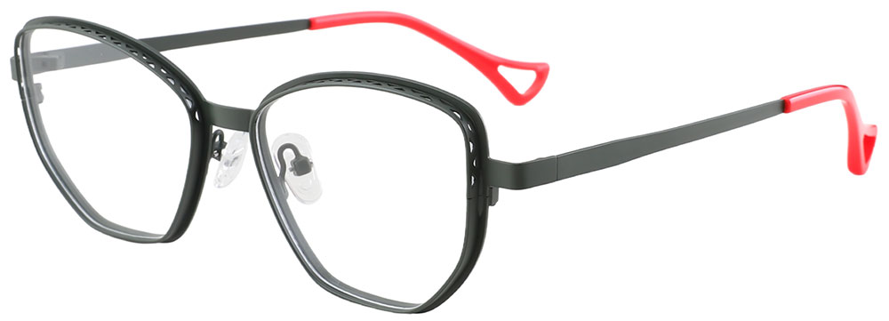 Cheapglasses123.com Cat Eye Prescription Glasses 23231 Black Red