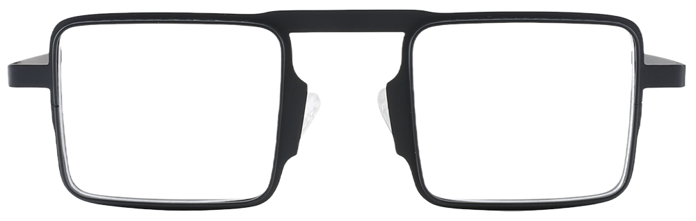 Try on glasses: Square Prescription Glasses 23234 Black