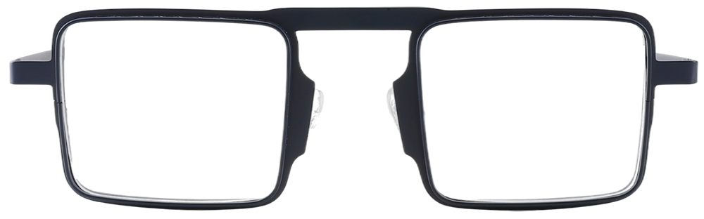 Try on glasses:  Square Prescription Glasses 23234 Blue