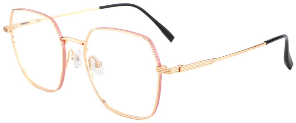 Cheapglasses123.com Titanium Prescription Glasses 26012 Gold