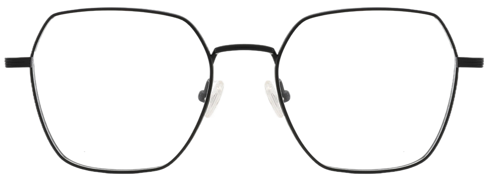Try on Titanium Prescription Glasses 26012 Black