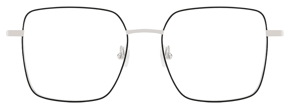 Try on Titanium Prescription Glasses 26013 Black