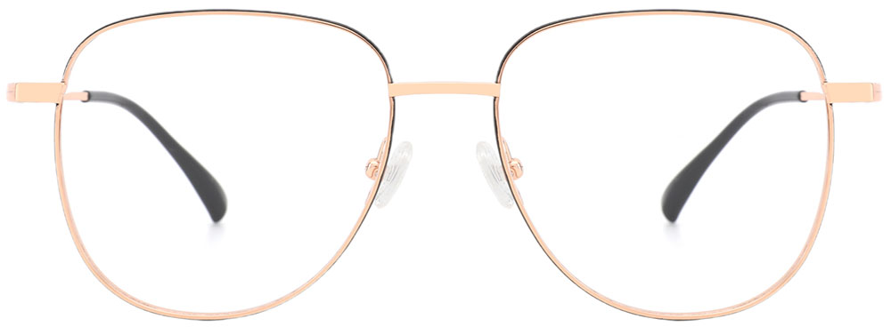 Titanium Prescription Glasses 26015 Gold from Cheap Glasses 123