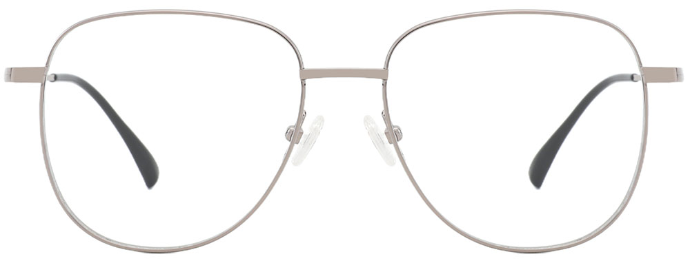Titanium Prescription Glasses 26015 Gray from cheapglasses123.com