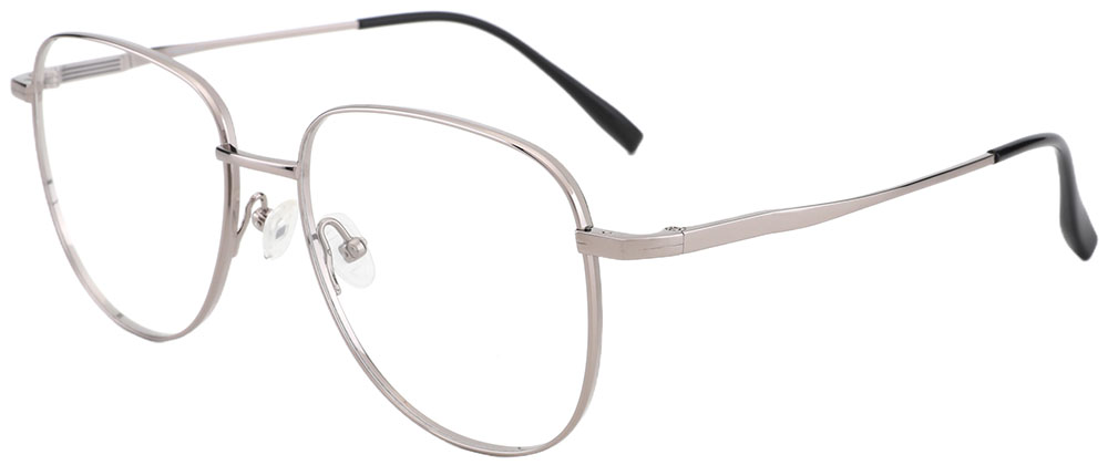 Cheapglasses123.com Titanium Prescription Glasses 26015 Grey