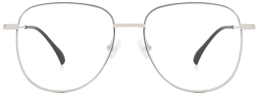 Titanium Prescription Glasses 26015 Silver from cheapglasses123.com