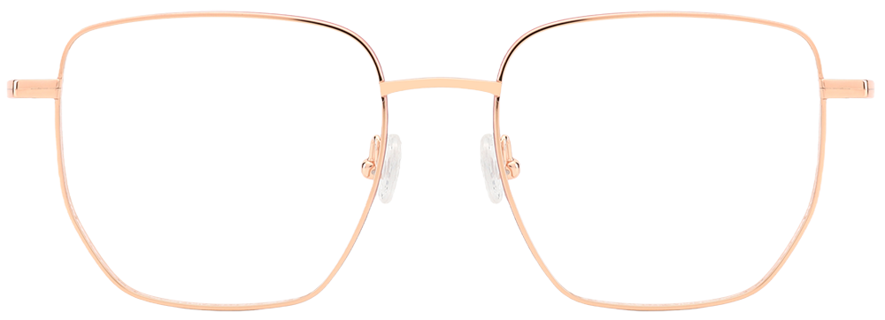 Try on Titanium Prescription Glasses 26016 Rose Gold
