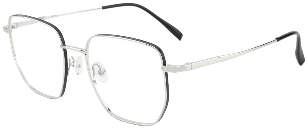 Cheapglasses123.com Titanium Prescription Glasses 26016 Silver