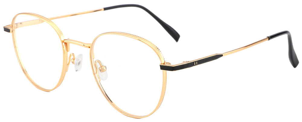 Cheapglasses123.com Titanium Prescription Glasses 26020 Gold