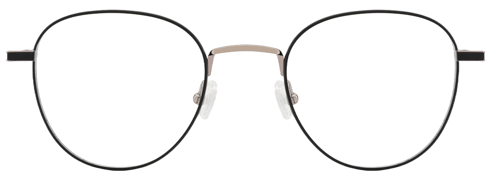 Try on Titanium Prescription Glasses 26020 Black