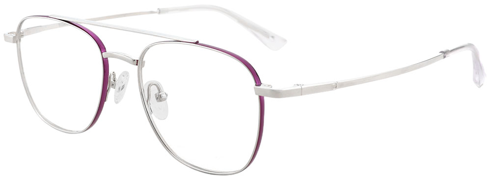 Cheapglasses123.com Titanium Prescription Glasses 26021 Silver