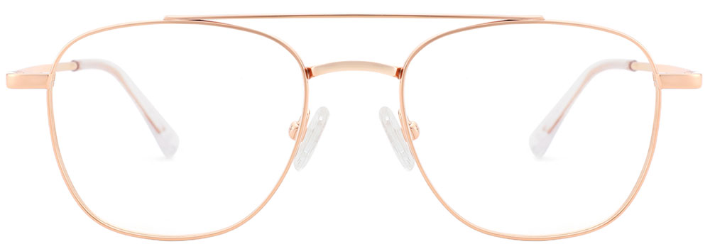 Titanium Prescription Glasses 26021 Gold from cheapglasses123.com