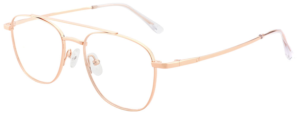 Cheapglasses123.com Titanium Prescription Glasses 26021 Gold