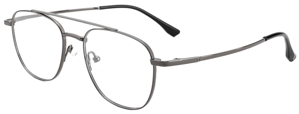 Cheapglasses123.com Titanium Prescription Glasses 26021 Gray