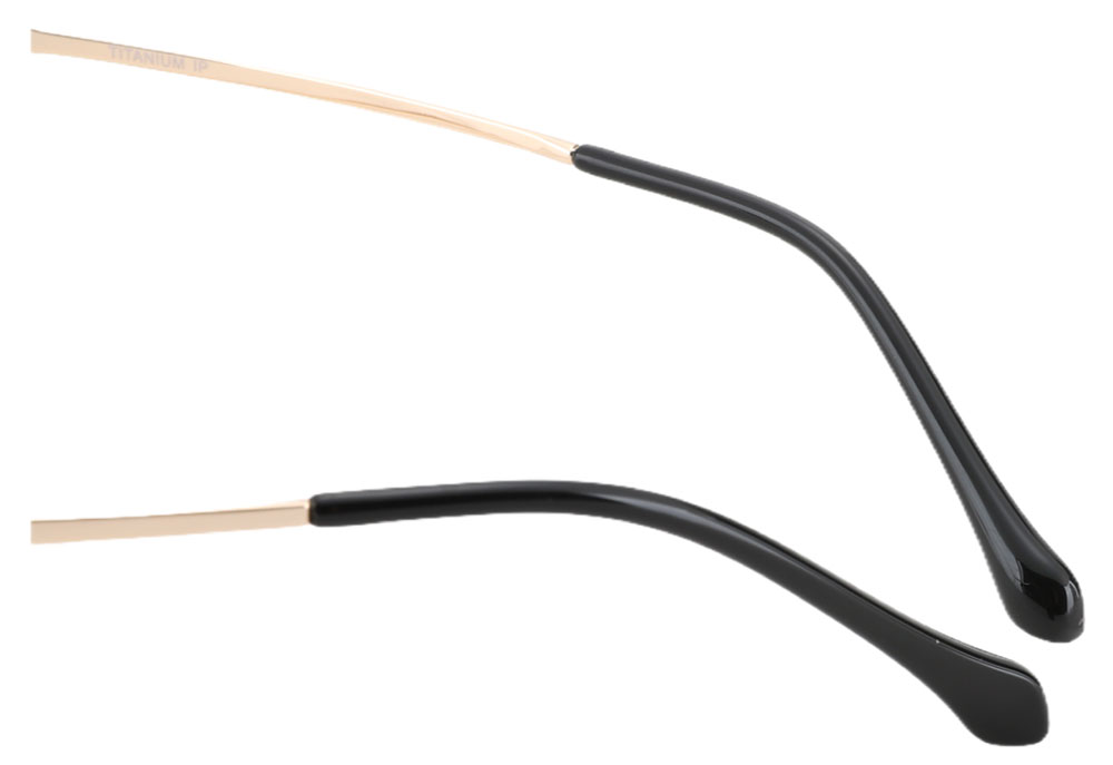 Titanium Prescription Glasses 26022 Gold Black