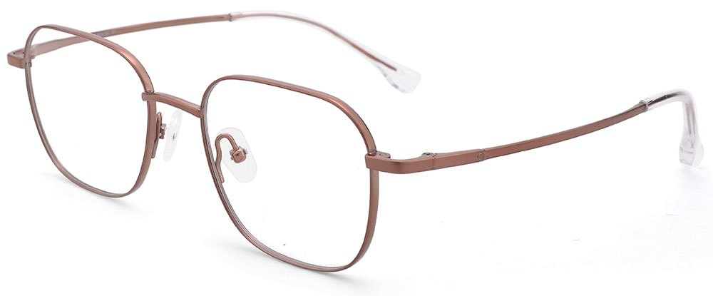 Cheapglasses123.com Titanium Prescription Glasses 26023 Rose Gold