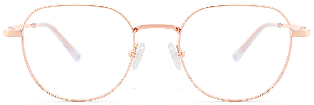 Titanium Prescription Glasses 26024 Gold from Cheapglasses123.com