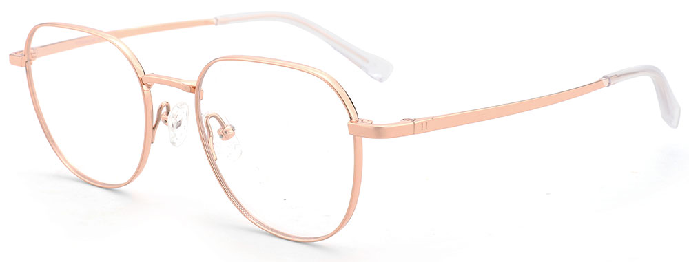 Cheapglasses123.com Titanium Prescription Glasses 26024 Gold