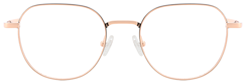 Try on Titanium Prescription Glasses 26024 Gold & Black