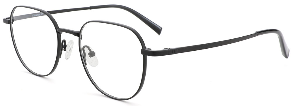 CheapGlasses123.com Titanium Prescription Glasses 26024 Black
