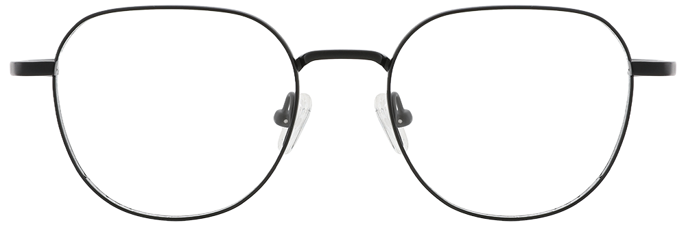 Try on Titanium Prescription Glasses 26024 Black