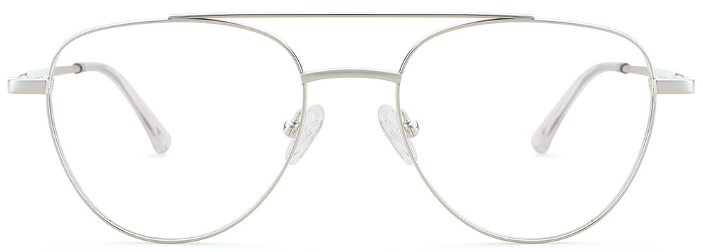 Titanium Prescription Glasses 26025 Silver from cheapglasses123.com