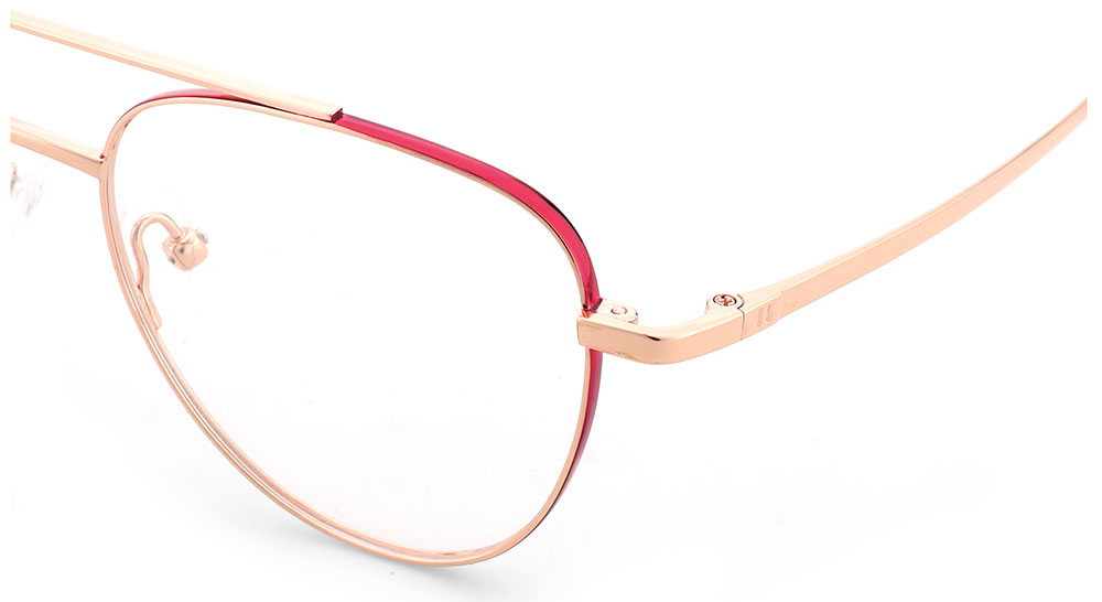 Prescription Glasses 26025 Red Gold