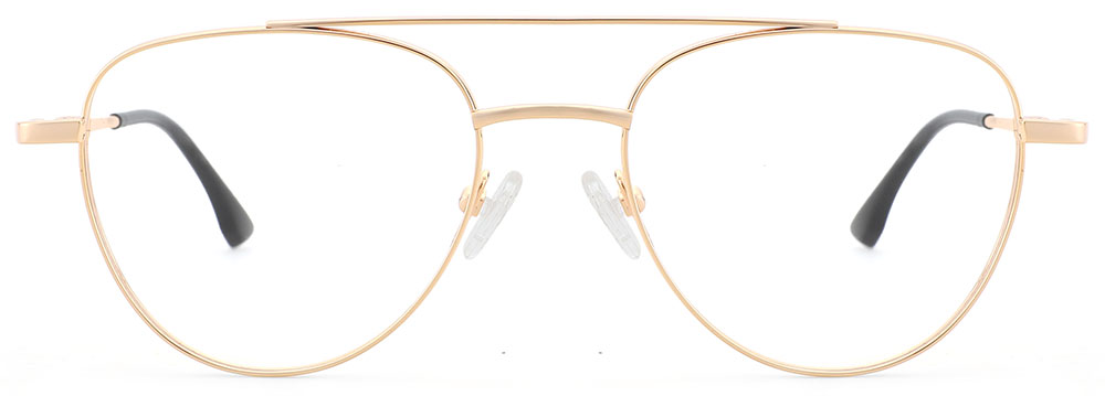 Titanium Prescription Glasses 26025 Gold from cheapglasses123.com
