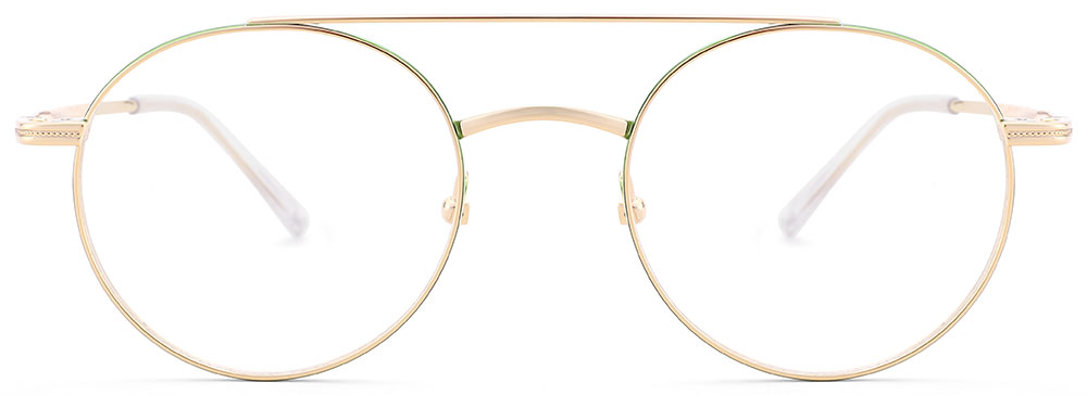 Aviator Prescription Glasses 26028 Gold from cheapglasses123.com