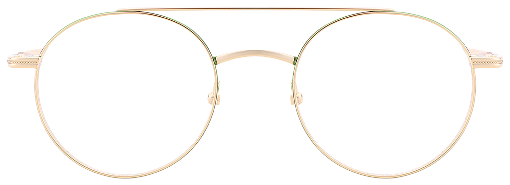 Try on Aviator Prescription Glasses 26028 Gold