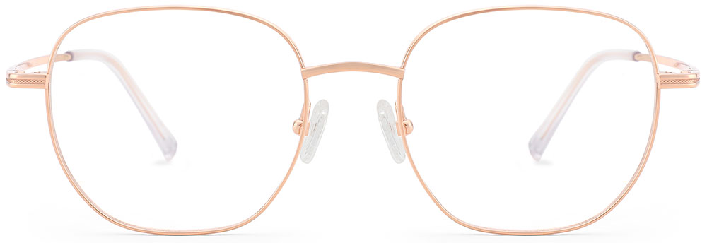 Titanium Prescription Glasses 26029 Gold from cheapglasses123.com