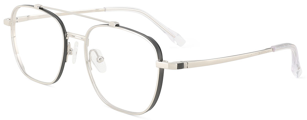 Cheapglasses123.com Aviator Prescription Glasses 26032 Silver