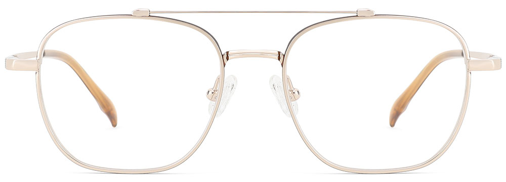 Aviator Prescription Glasses 26032 Brown Gold from cheapglasses123.com