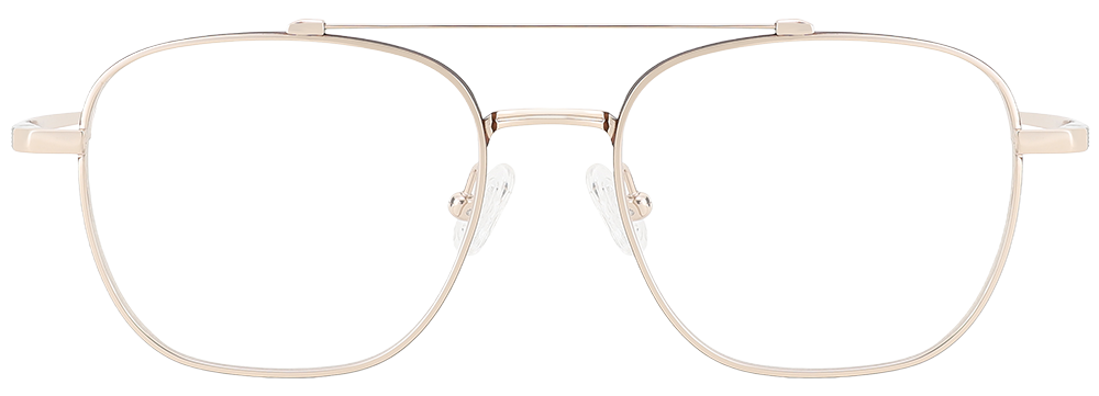 Try on Prescription Glasses 26032 Brown Gold