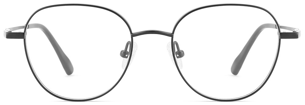 Titanium Prescription Glasses 26034 Black from cheapglasses123.com