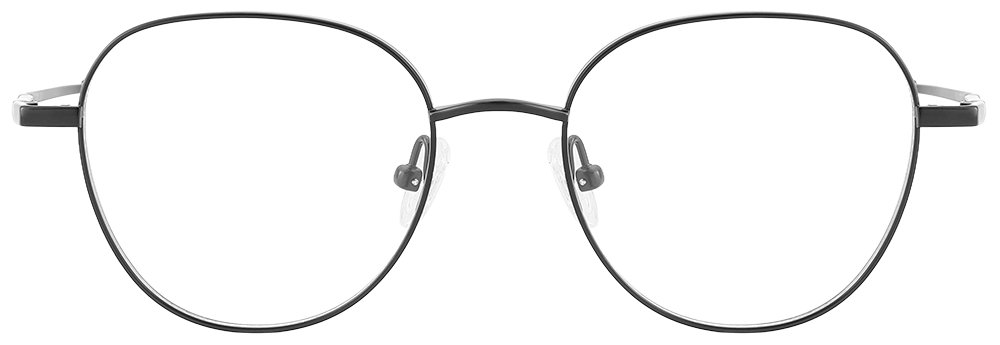 Try on Titanium Prescription Glasses 26034 Black