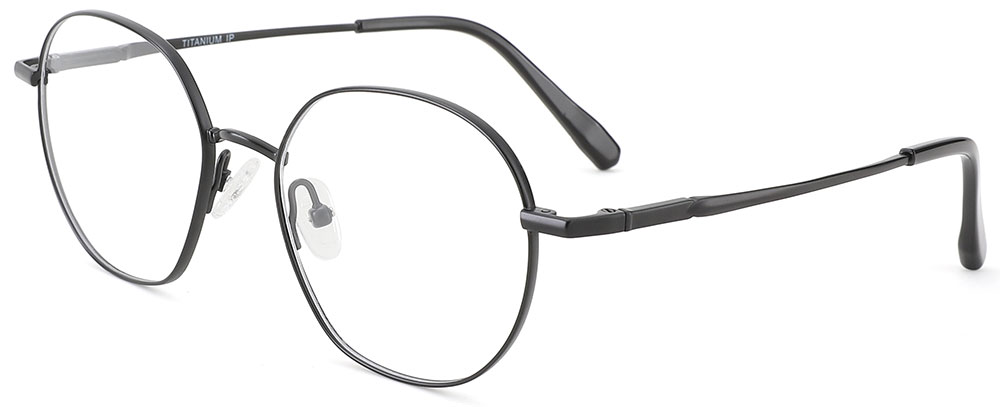 Titanium Prescription Glasses 26035 Black from cheapglasses123.com