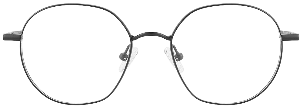 Try on Titanium Prescription Glasses 26035 Black