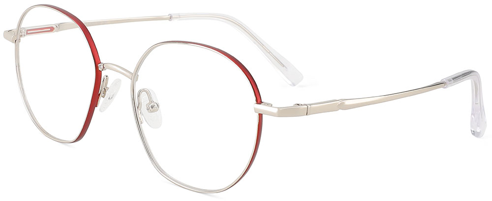 Titanium Prescription Glasses 26035 Silver from cheapglasses123.com