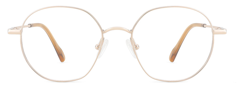 Titanium Prescription Glasses 26035 Gold