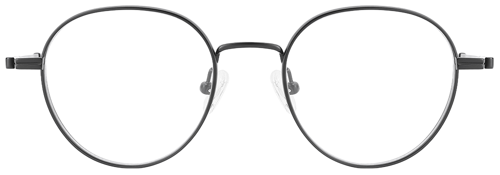 Try on Titanium Prescription Glasses 26036 Black