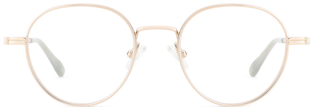 Titanium Prescription Glasses 26036 Gold