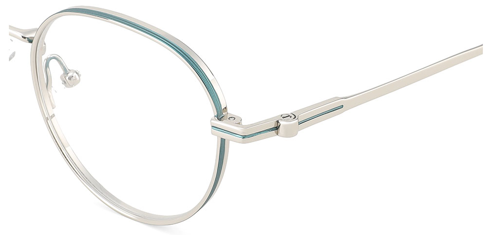 Titanium Prescription Glasses 26036 Silver